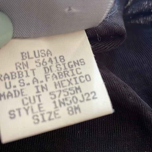 Vintage 80’s Rabbit Rabbit Rabbit Designs Sequins Top - Picture 8 of 9